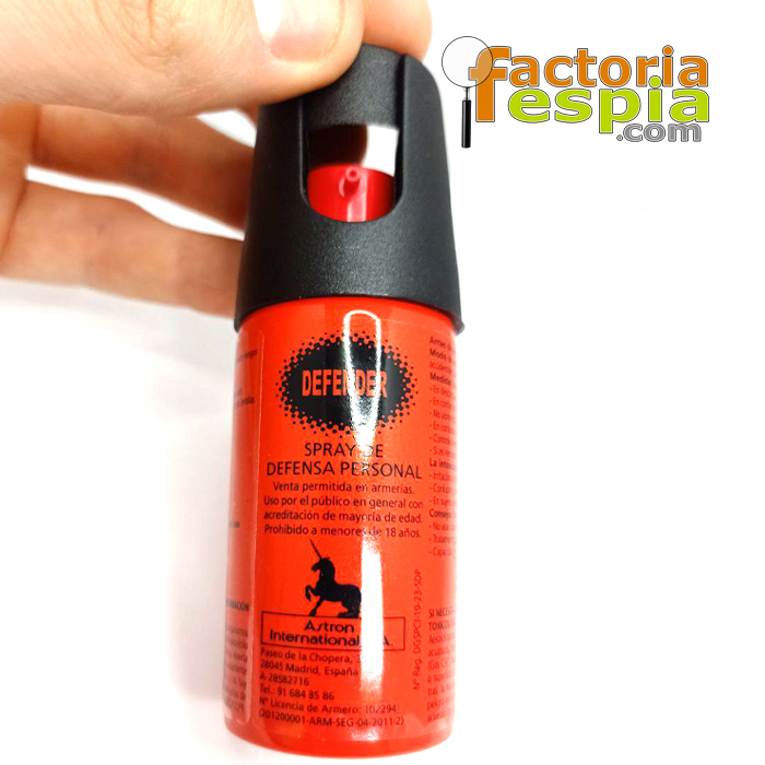 Es legal el spray de pimienta en España?